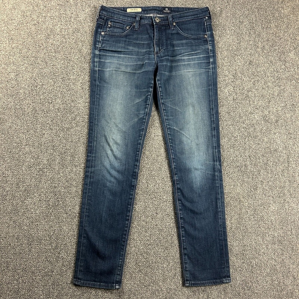 AG‎ Adriano Goldschmied Jeans Men 30x29 Straight Denim Distressed Cotton Blend